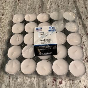 100 tealight candles.  NWOT